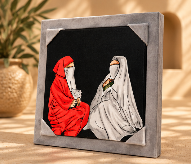 Tableau d’art peint à la main, vue 2
